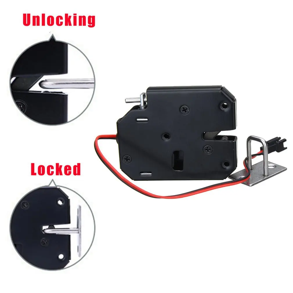 Hot 150KG/330lb Electric Magnetic Lock Door Access Control DC 12V Cabinet Drawer Electromagnetic with Emergency Unlock | Обустройство