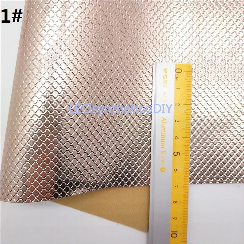 Мини-рулон 30x134 см кружевная блестящая ткань Русалка искусственная рулон