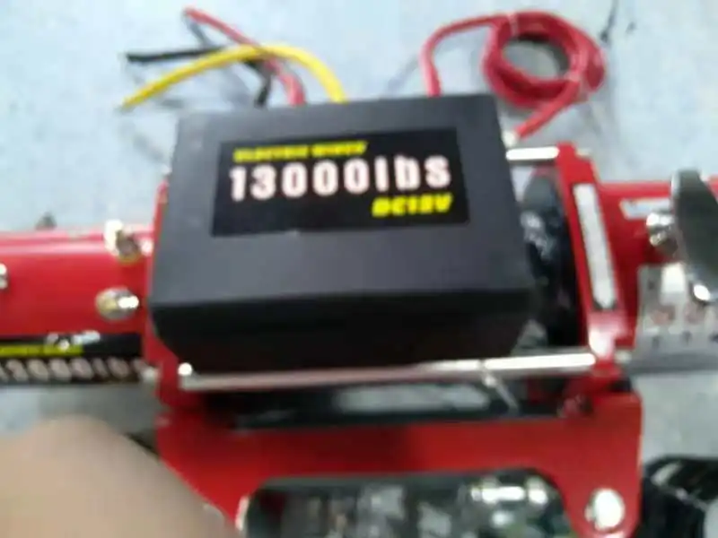 Лебедка 12V 13000 фунтов, электрическая лебедка трос лебедки