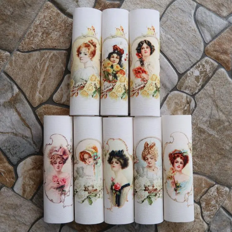 Ткань с цифровым принтом 8 шт./лот королевская ткань Смешанная 15*15 см Виктория