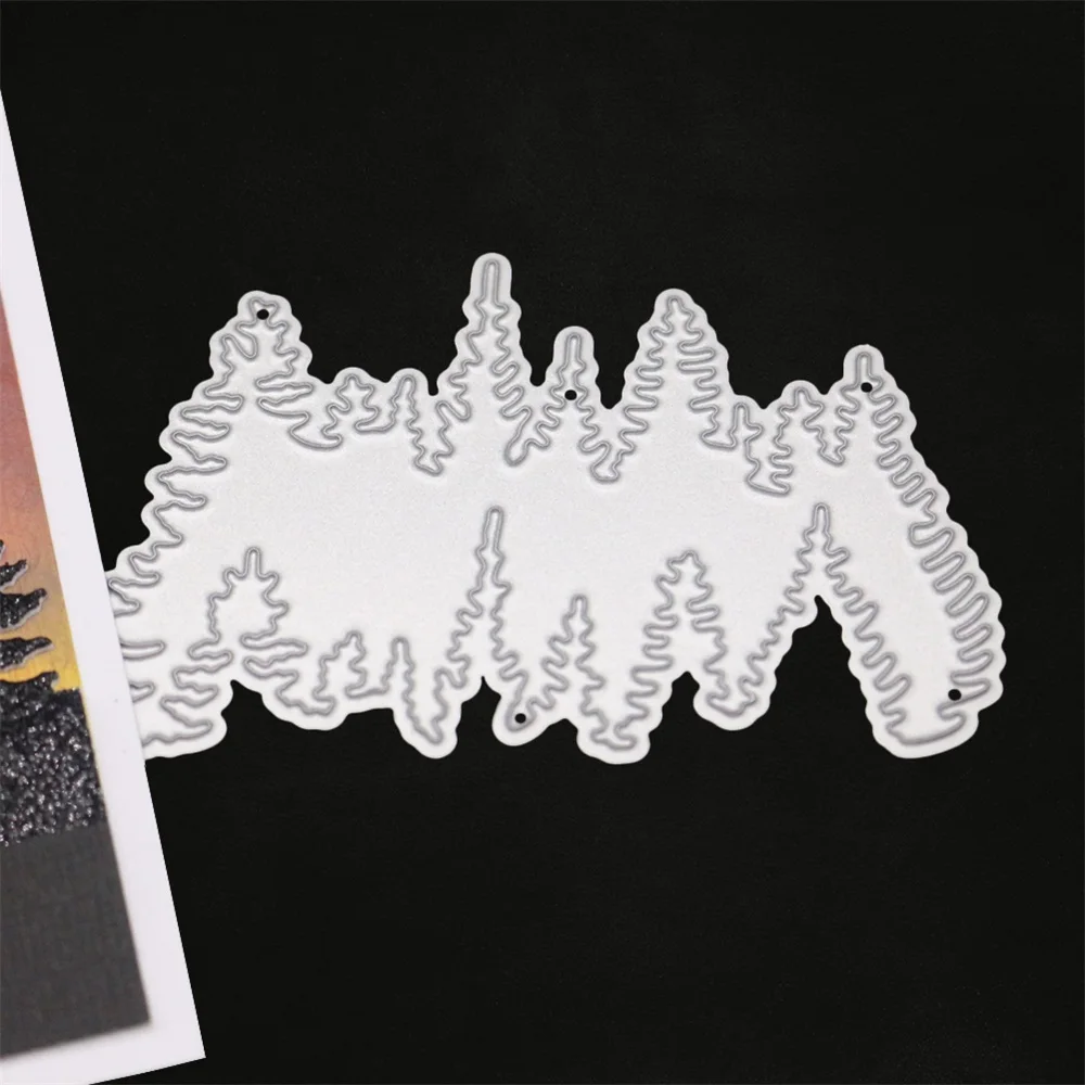 DIY рождественская елка животные олень рамки для резки металла изготовление