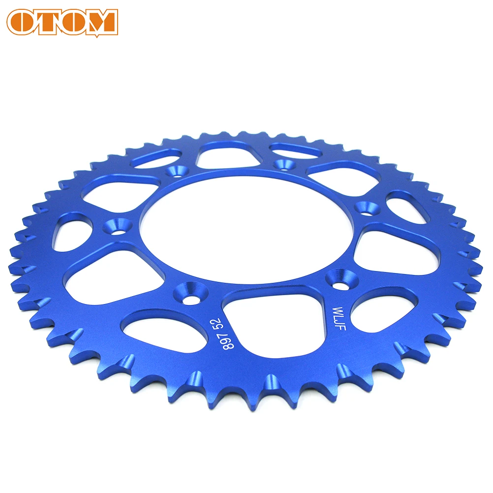 OTOM Motocross 52T Задняя звездочка 7075 алюминиевая цепная пластина винты гайка комплект