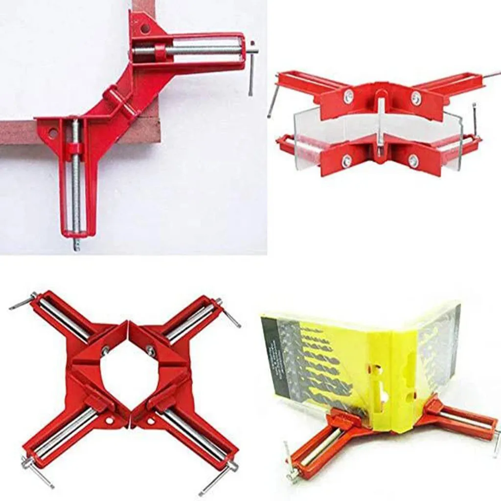 Многофункциональный деревянный зажим 90 ° 6 шт. угловой для деревообработки