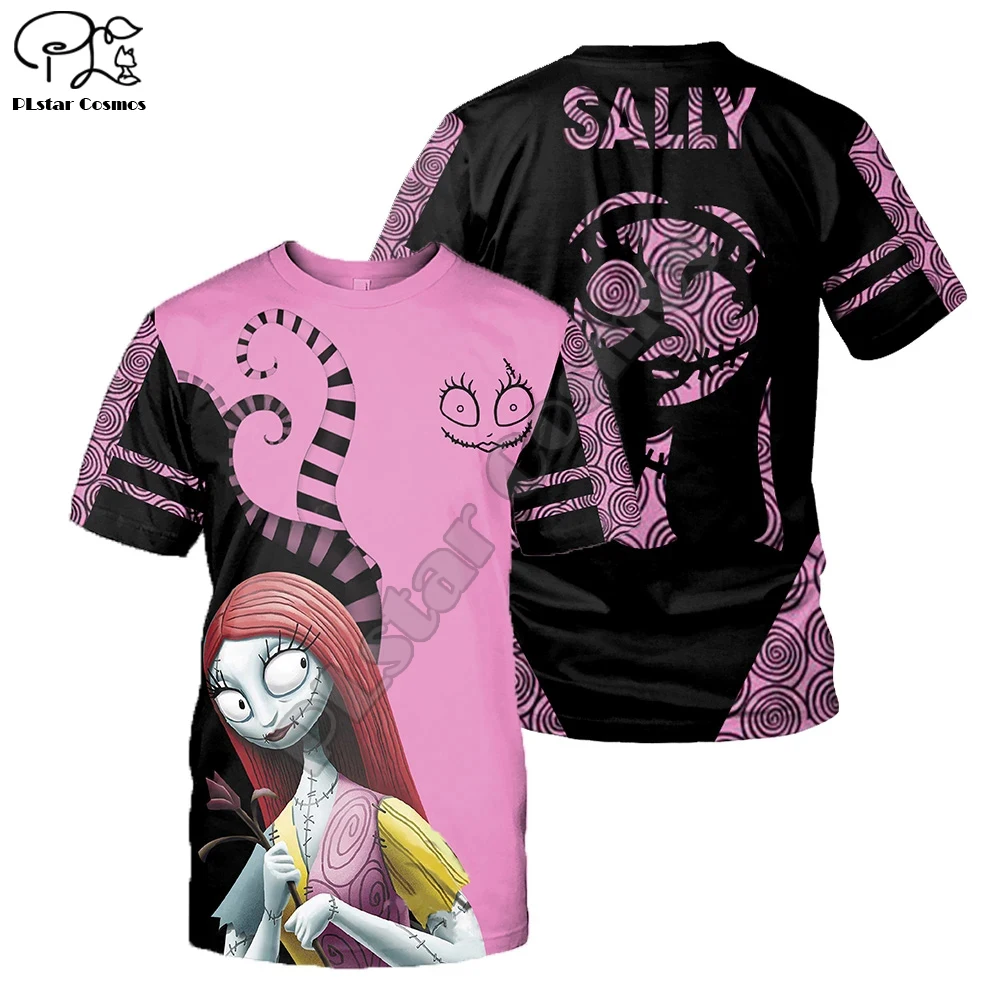 

Halloween Nightmare before Christmas jack skellington Horror T-shirt Harajuku 3DPrint Casual Funny Tee Short Sleeve Men/Women A2