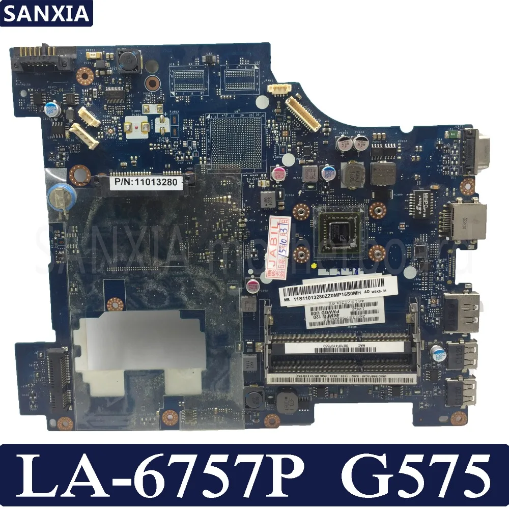 

Материнская плата KEFU LA-6757P для ноутбука Lenovo G575, оригинальная материнская плата GM