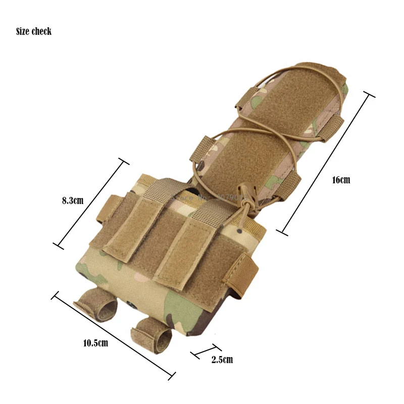 Тактический чехол MK2 для аккумулятора шлема страйкбола охоты камуфляжной