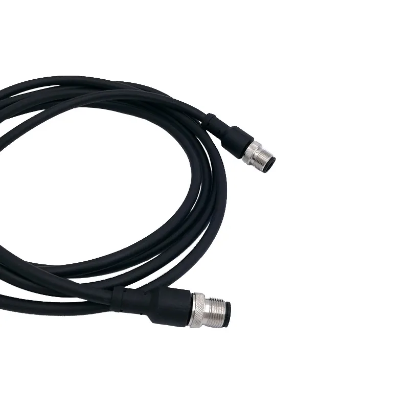 M12 кабель для подключения датчика двойная головка Водонепроницаемая линия
