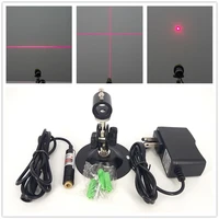 12x55mm focusable 5mw 10mw 50mw dot point line projector cross line 650nm red laser diode module glass lens locater