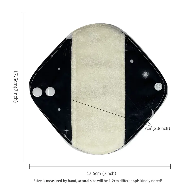 Женская модель 3 шт. впитывающие менструальные Экологичные подкладки для