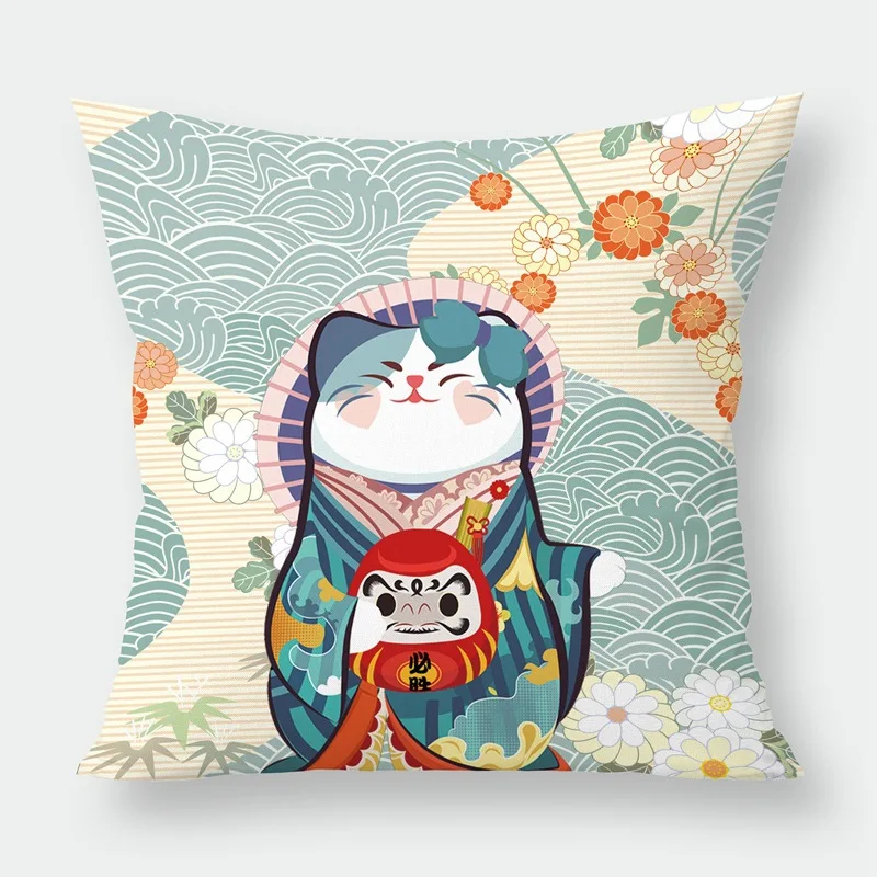 Silstar Tex Lucky Cat декоративная наволочка принесет удачу для дома спальни
