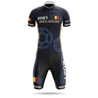 2021 Бельгия ropa ciclismo hombre Велосипеды скафандр быстросохнущие облегающий костюм дышащая Велосипеды Джерси цельный велосипедный костюм 20D гель