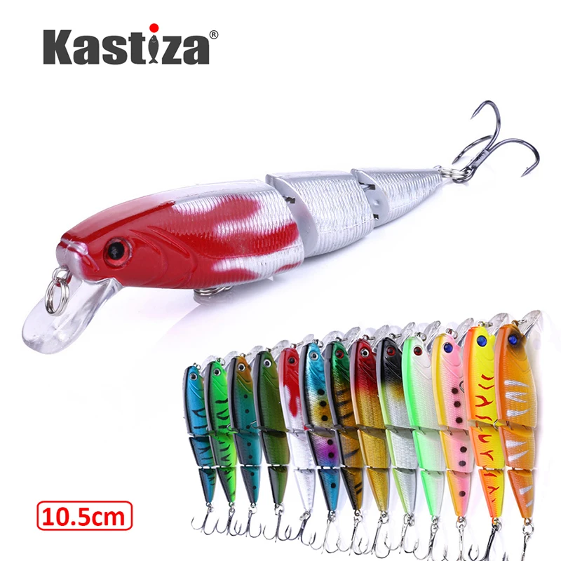 

Swimbait Jointed Bait Hard Fishing Lures 10.5cm Black Minnow Wobbles Jig Lure Bass Pike Lure Multi Segments Isca Crankbait Pesca