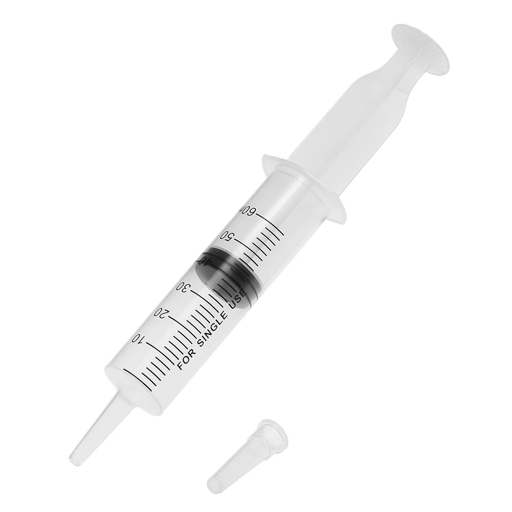 Bicycle Tire Tubeless Valves bike repairTool Bike Sealant Injector 60ml Syringe Rubber Hose Kit for MTB Road | Спорт и развлечения