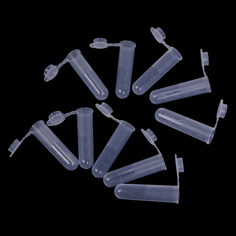 Пластиковая Лабораторная центрифуга пробирка с застежкой крышкой контейнер для