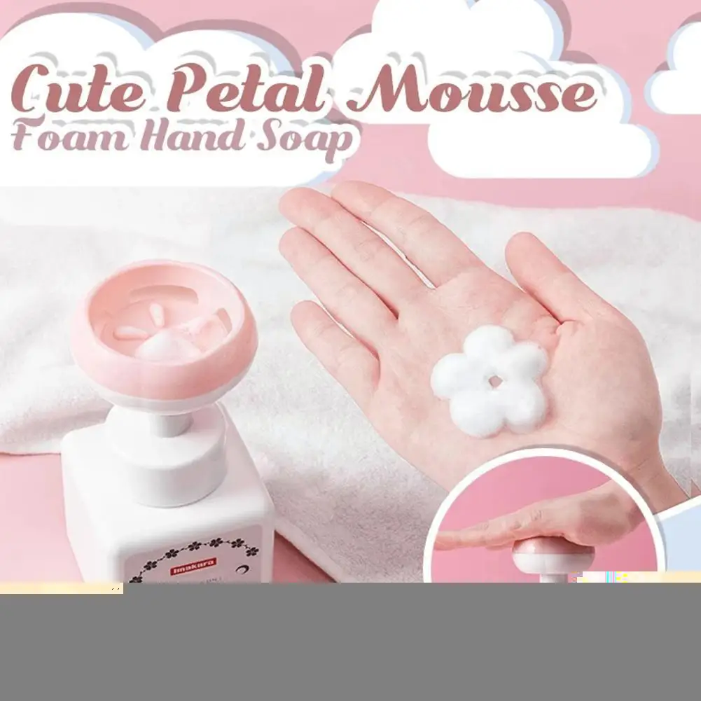 

250 мл дезинфицирующее средство для рук из пены с цветами креативный насос пресс дезинфицирующее средство для рук для детей и студентов порт...