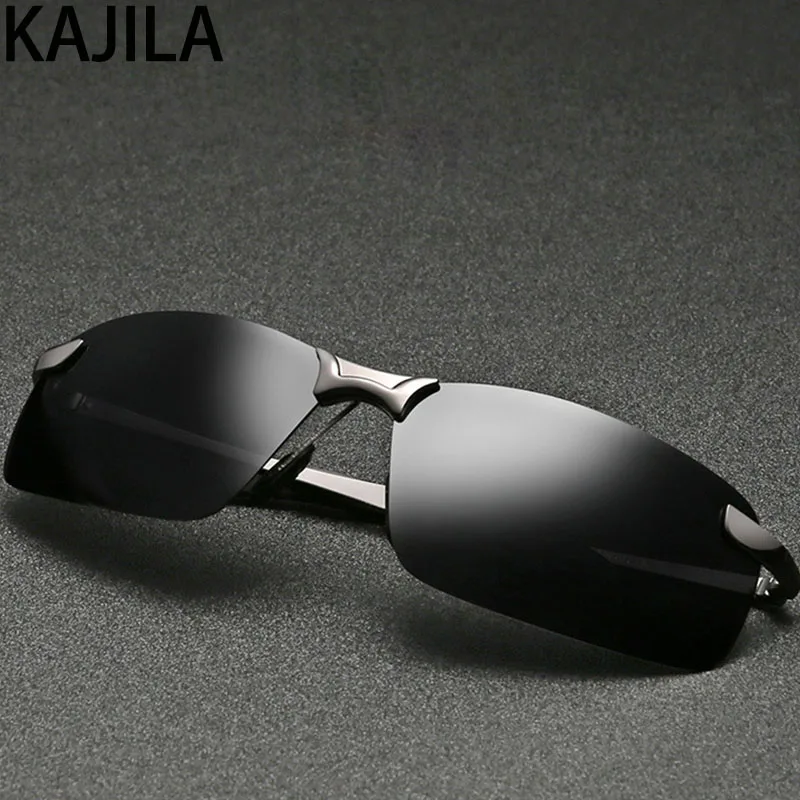 Солнцезащитные очки Мужские поляризационные прямоугольной формы в винтажном