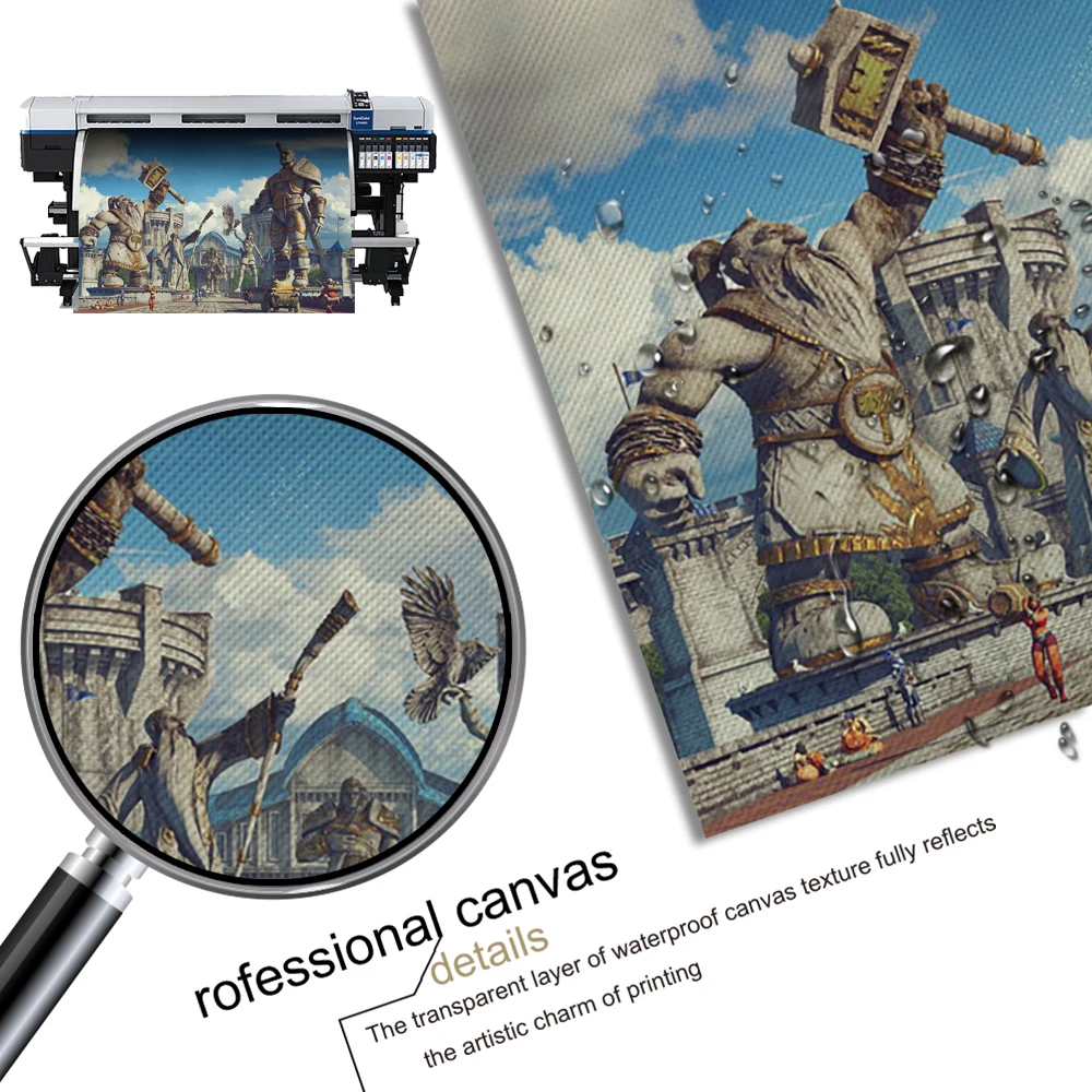 Картина на холсте Долина героев широкий Настенный декор для спальни без рамки