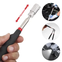 telescopic magnetic pen with light mini portable magnet pick up hand tools set long reach instrument pen pickup screws nut
