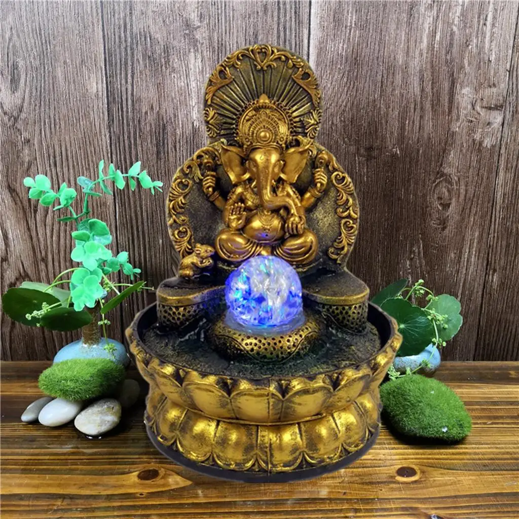 

Статуи Ganesha, крытый фонтан, слон Будды, настольный фонтан для спальни