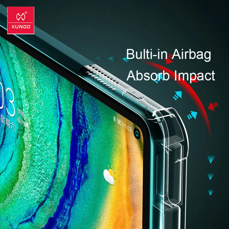 xundd protective tablet case for huawei matepad pro case leather airbag smart cover shockproof for huawei mediapad m6 10 8 case free global shipping