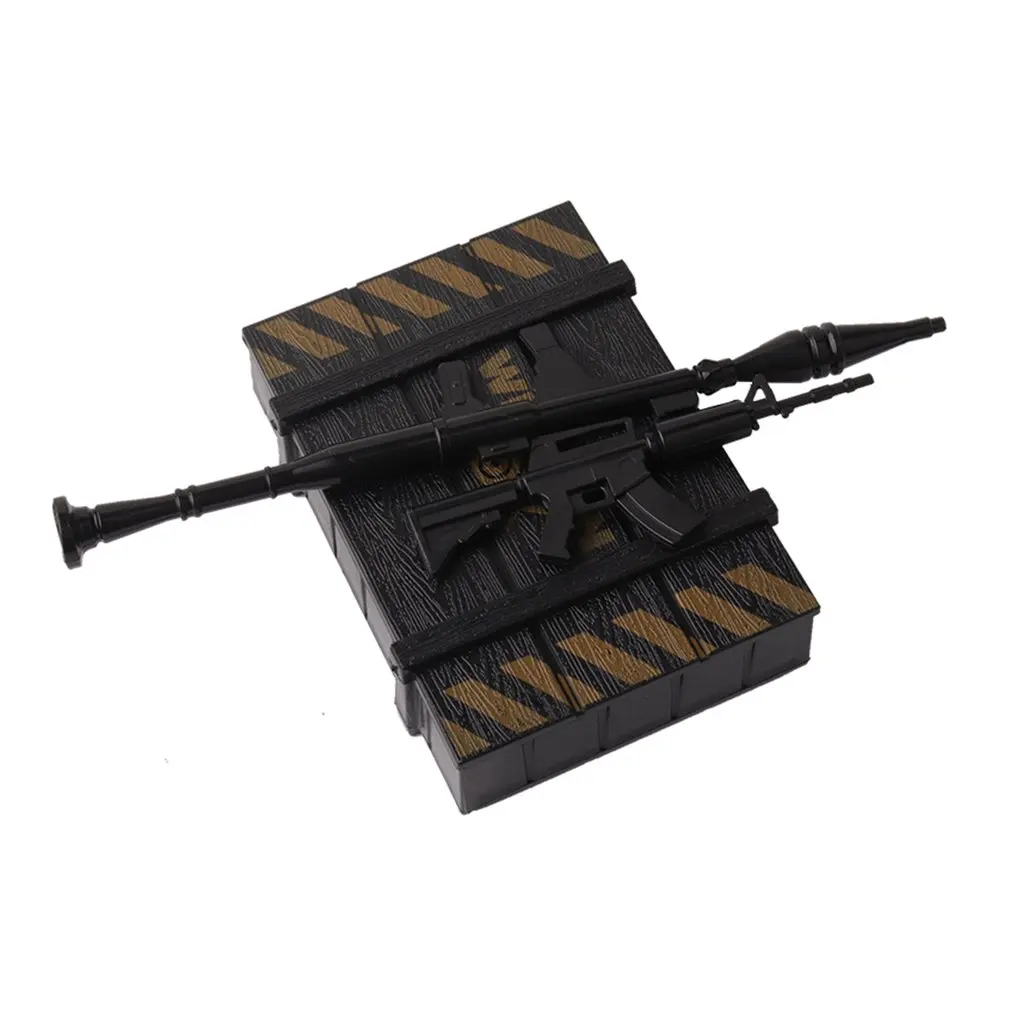 Weapon Box Plastic Storage Case With Toy Accessories Simulation Decoration Parts For 1/10 RC Car Crawler D90 Axial SCX10 | Игрушки и