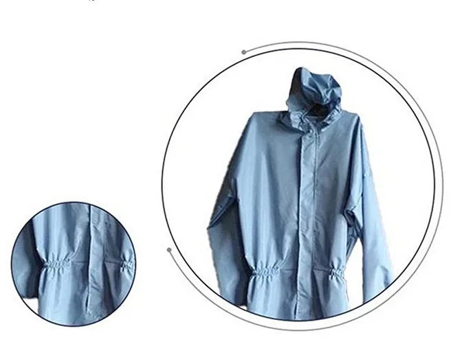 2020 Полезная синяя одноразовая изоляционная защитная одежда Униформа комбинезон