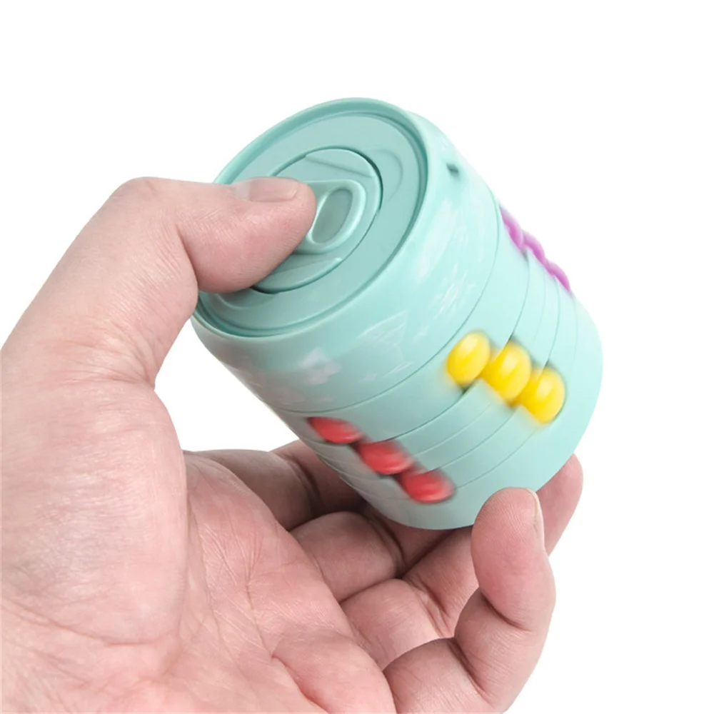 

Relieve Stress Magic Cube Toy Fingerstops Toy Creative Decompression Educational Learning Funny Cool Hand Magic Toy