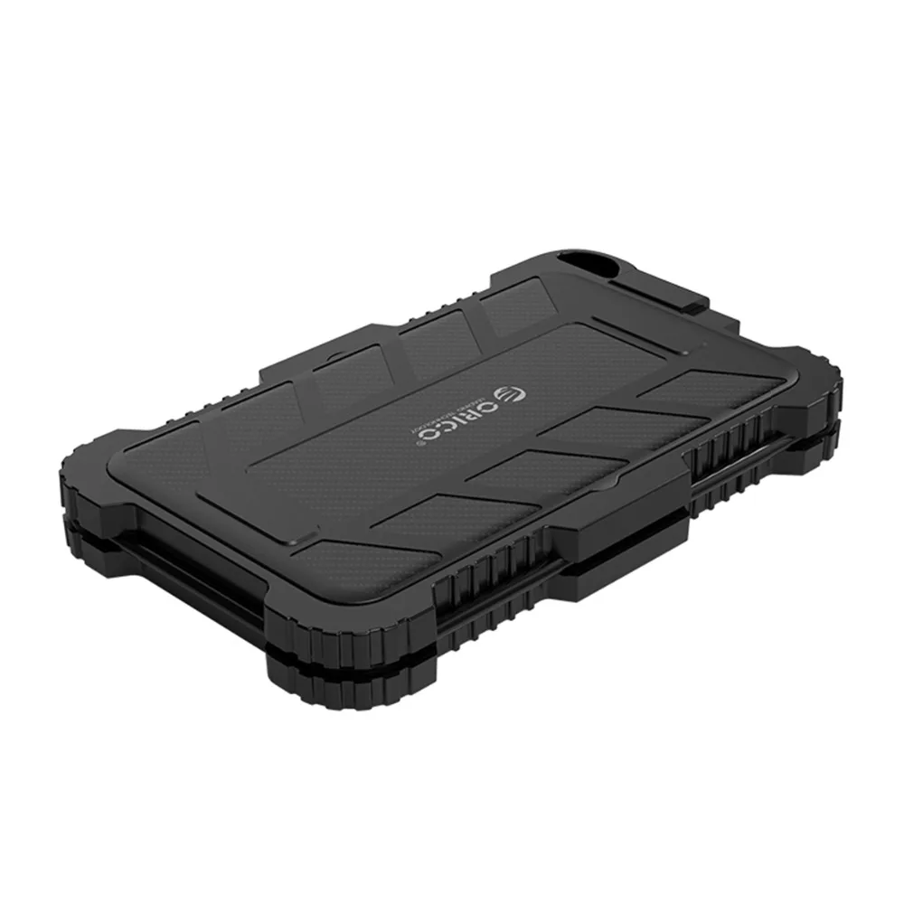 ORICO 2,5 дюймов USB3.0 HDD чехол с крючком водонепроницаемый ударопрочный Пылезащитный для наружного жесткого диска коробка для 2,5 дюймовый HDD SSD
