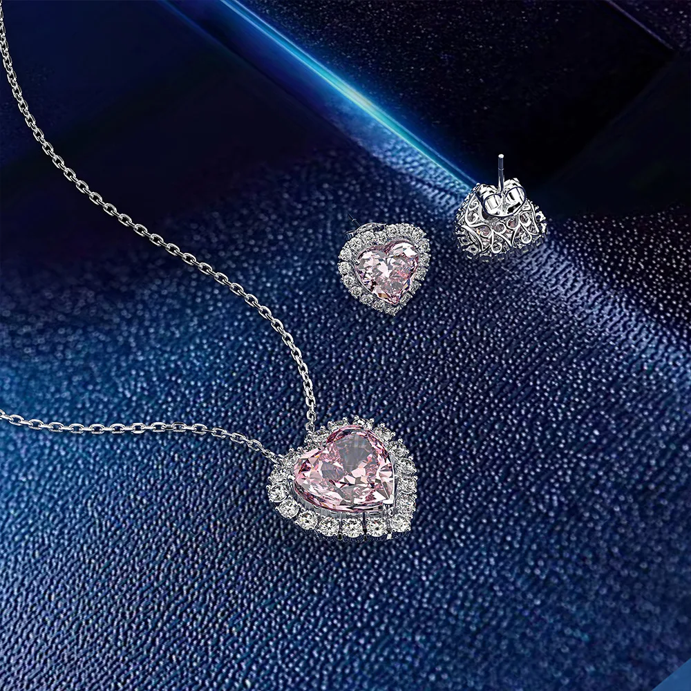 FFGems 100% Стерлинговое Серебро 925 пробы созданное Moissanite сапфир рубин подвеска в