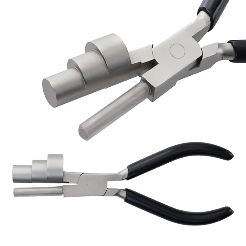 

Carbon Steel Bail Making Pliers 160mm/6.3inch Long Jewelry Pliers Jewelry Making Tools for Bending and Looping Wires M17E