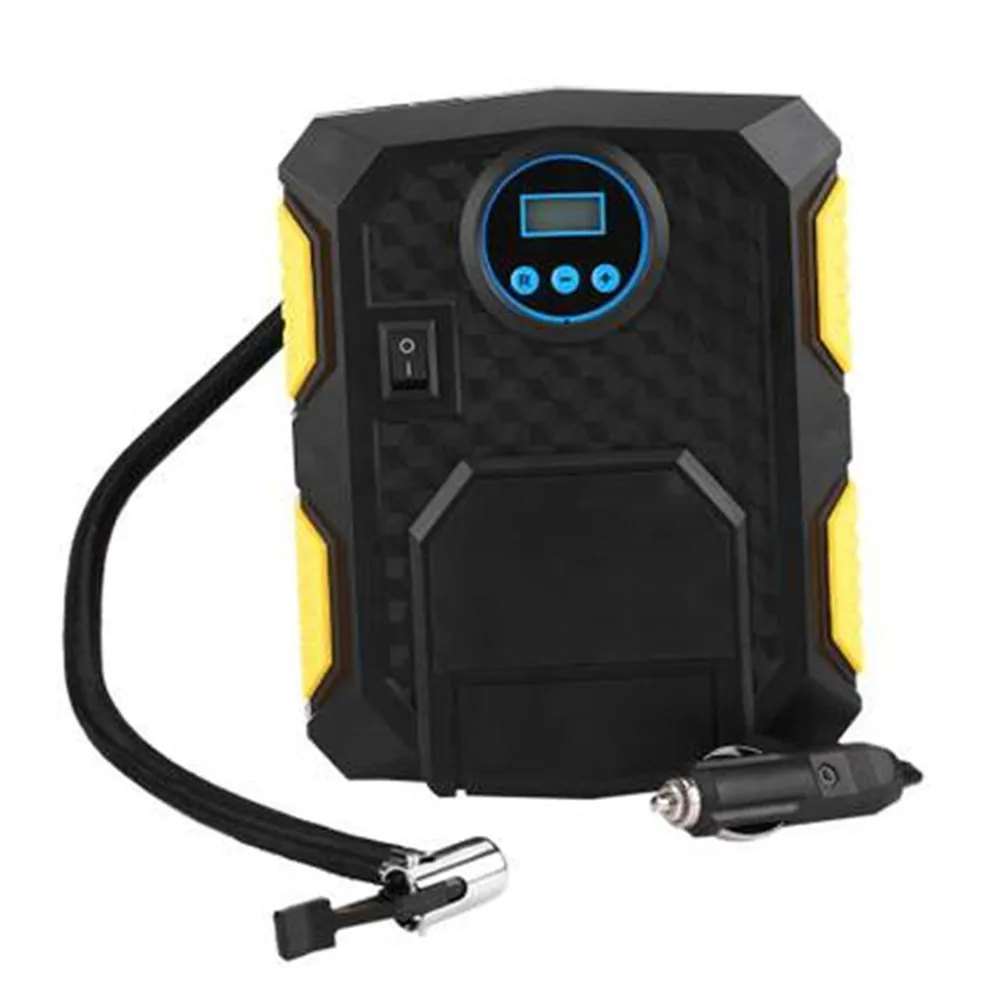 Цифровой шинный насос постоянного тока 12 вольт автомобильный портативный