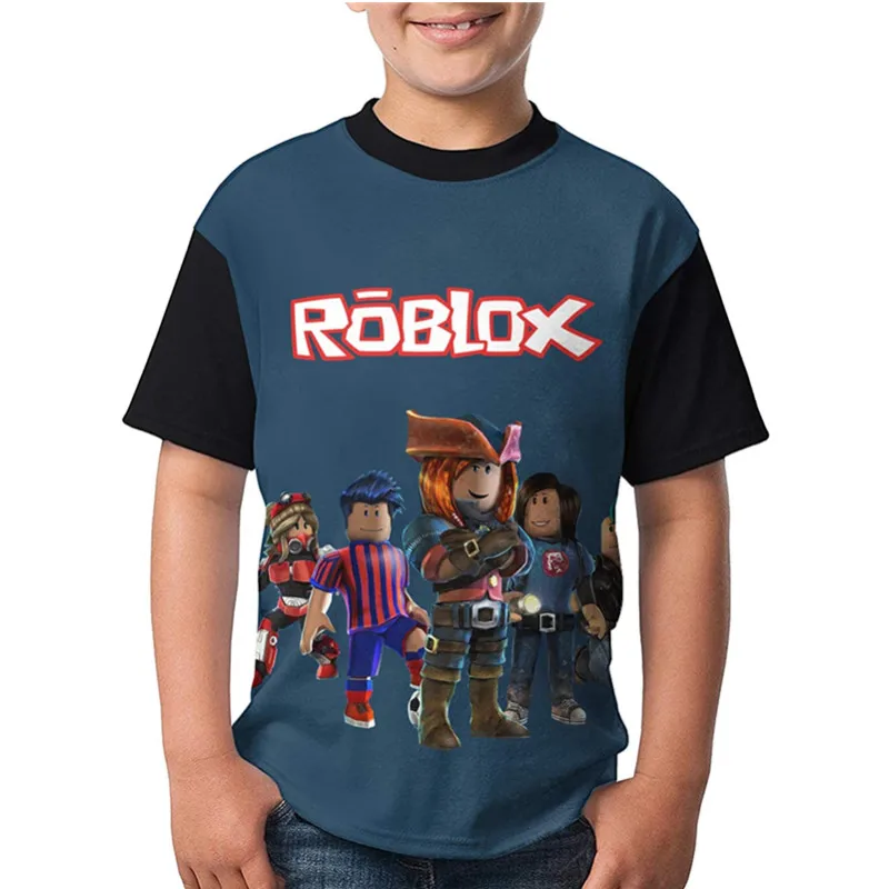 

Hot Sale Fashion 3D Printed Robloxing Casual TShirts Boys Girls Summer O-Neck Short Sleeve T-shirt Parent-Child Qutfit Tops Tees