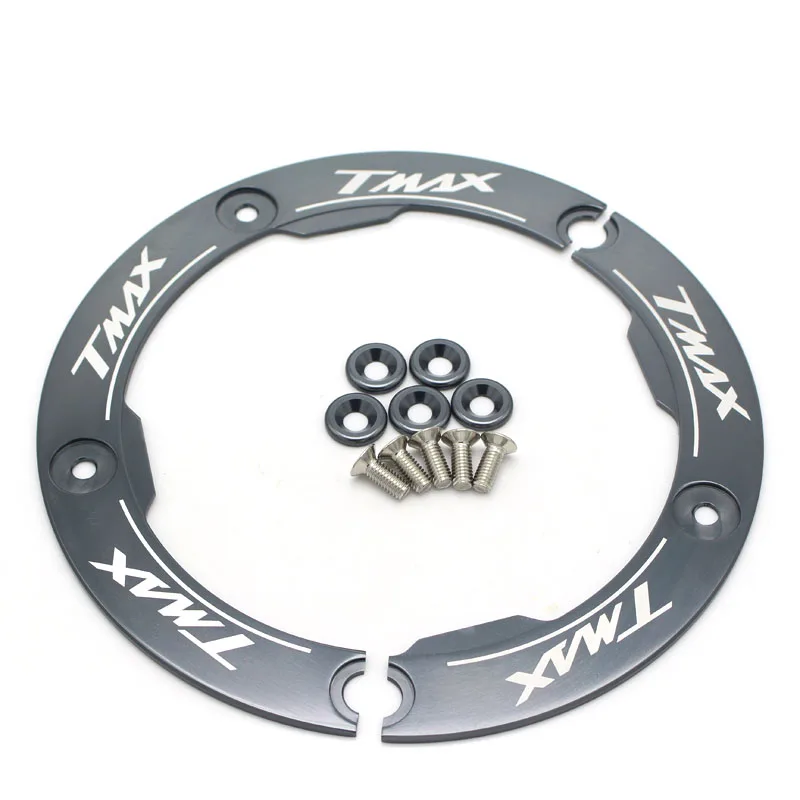 titanium Декоративная крышка для мотоцикла, ременный шкив, декоративная крышка колеса для Yamaha TMAX530 2012 2013 - Цвет: titanium