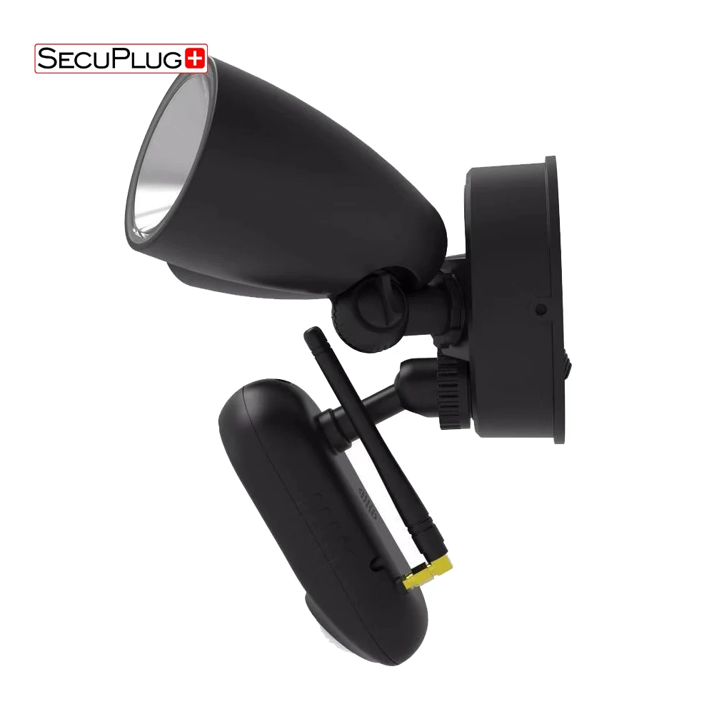 FREECAM AI прожектор безопасности с датчиком движения HD-камера сигнализацией черный |