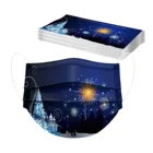 10 шт., 3-слойные одноразовые маски с разноцветными принтами