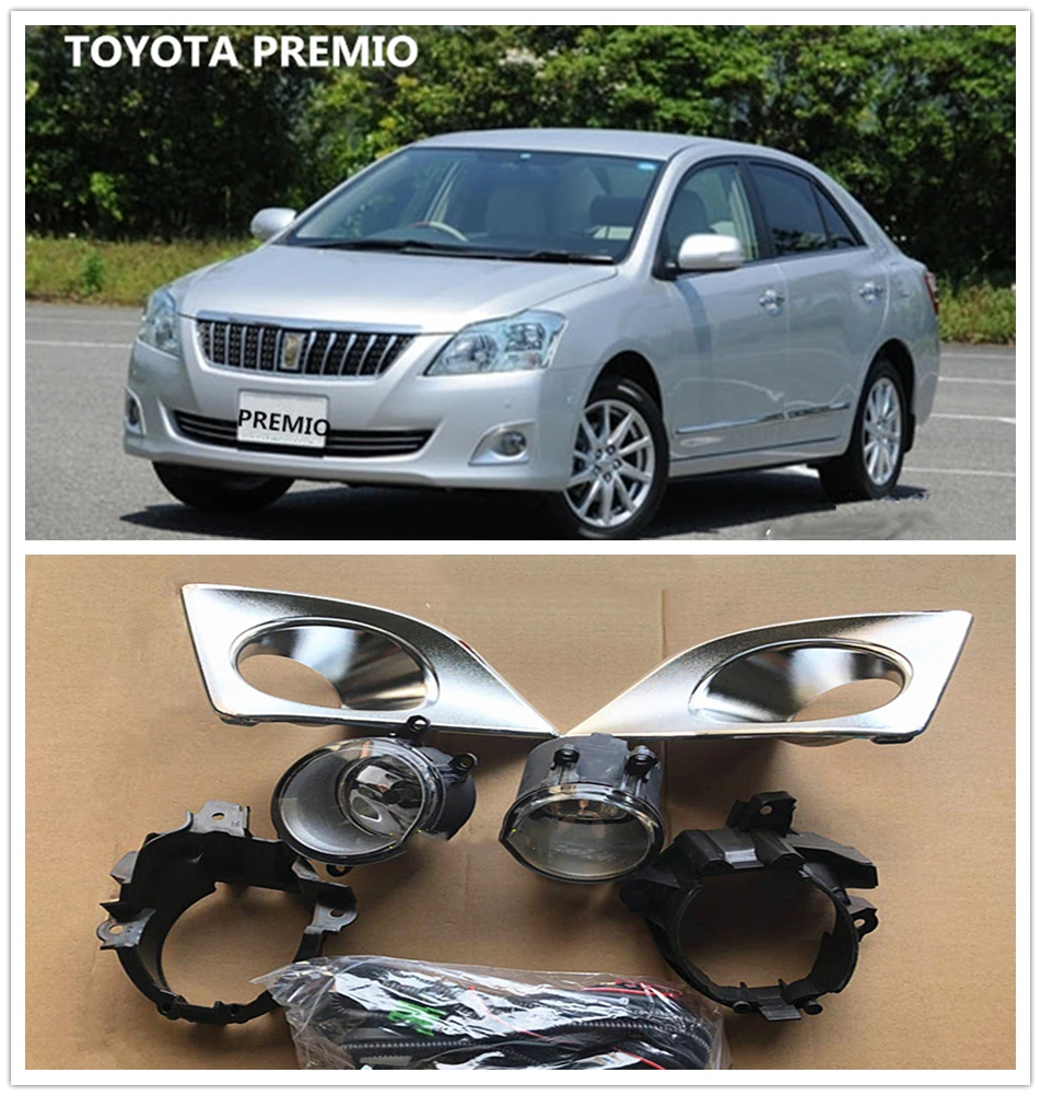 

Фонарь передний противотуманный для Toyota PREMIO 2008-2015, корпус лампы, крышки, жгут проводов и стент