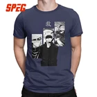 Мужские футболки Jujustu Kaisen Gojo Satoru, одежда из чистого хлопка, футболка с коротким рукавом и круглым вырезом, летняя футболка