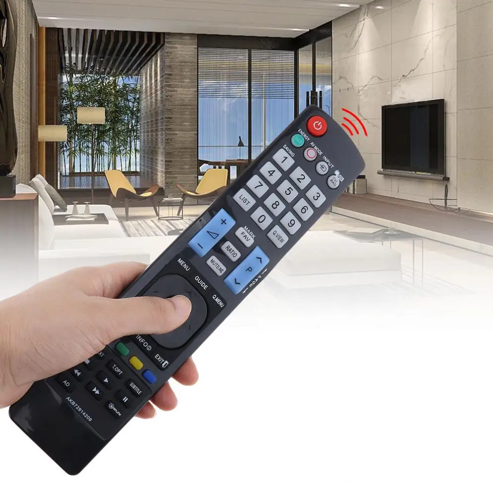 433 МГц светодиодный ЖК дисплей ТВ запасной пульт дистанционного Управление