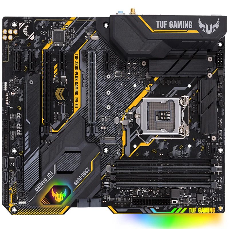 Intel 8 Core i7 9700 9700K 9700F 4 9 Ghz ASUS TUF Z390 PLUS игровая DDR4 материнская плата Cpu набор поддержка