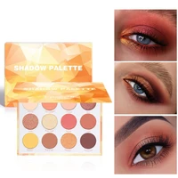 new 12 color shimmer eyeshadow eyeshadow pallete matte waterproof long lasting makeup eyeshadow palette cosmetics