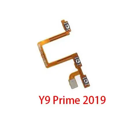 Y9 Prime 2019 10 шт./лот, включение/выключение питания, громкость ключ для боковой кнопки гибкого кабеля для huawei Y5 Y6 Y7 Pro Y9 Prime Запчасти для авто - Цвет: Y9 Prime 2019