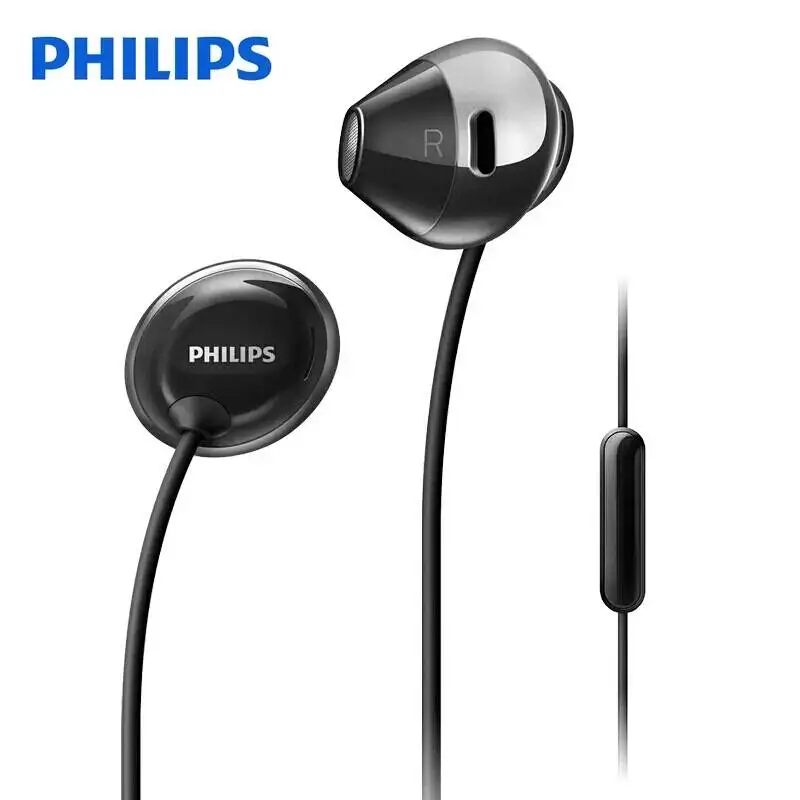 Оригинальные Проводные Наушники Philips SHE4205 с наушниками-вкладышами, спортивные наушники с микрофоном для Galaxy S9 S9 Plus, официальная проверка