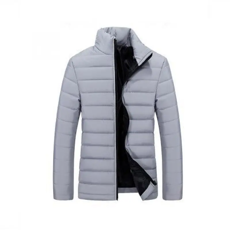 Light and thin down jacket men's stand collar large size slim fit thin lightweight youth short coat men's fashion men's fashion