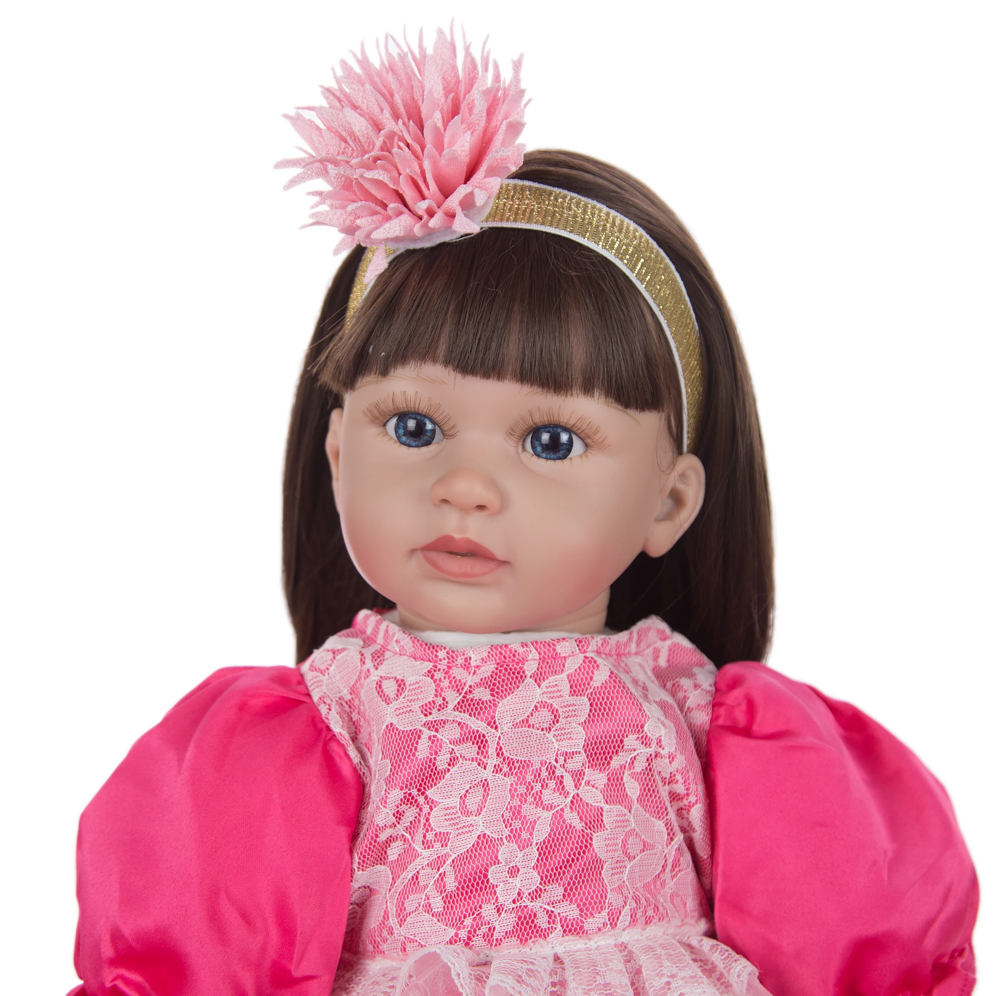 KEIUMI 24 Inch Princess Reborn Baby Silicone Dolls Soft Bebe Toys Girl Playmate Cosplay DIY Gift To Child Birthday | Игрушки и хобби