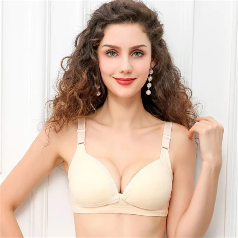 С пряжкой спереди бюстгальтер без косточек для грудного вскармливания