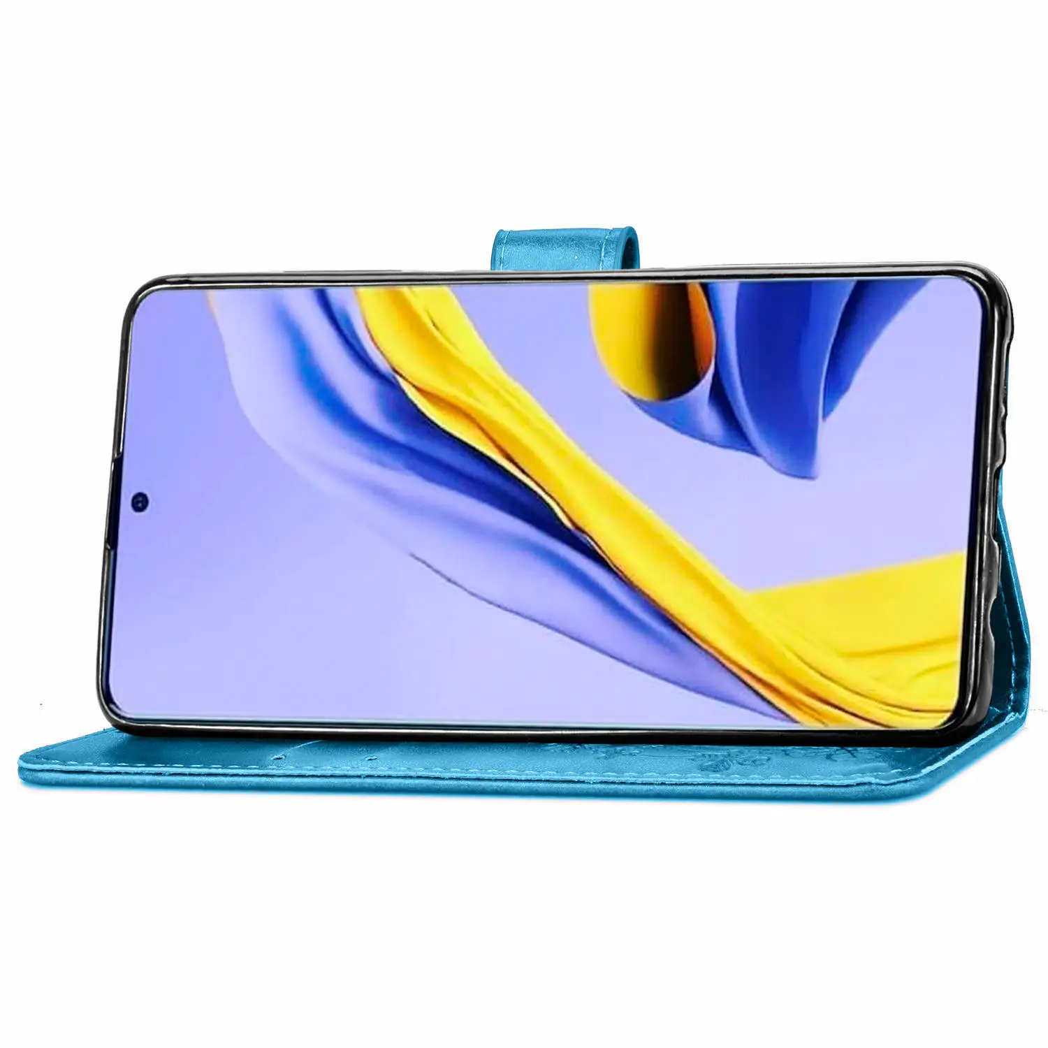 Чехол для Samsung Galaxy A51 из искусственной кожи с откидной крышкой + ТПУ чехол кошелек