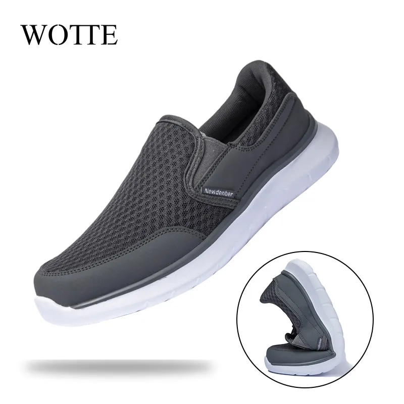 WOTTE/мужская повседневная обувь мужская из дышащего сетчатого материала легкая