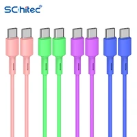 schitec usb type c cable fast charging type c super charger data charge usb cable for samsung huawei xiaomi android usb cable