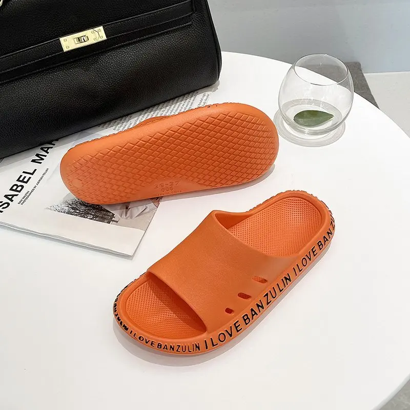 

Fashion New Summer Shoes For Women Flat EVA Girl Slippers Soft Comfortable Bathroom Anti-slip Indoor Slides Female Footwear
