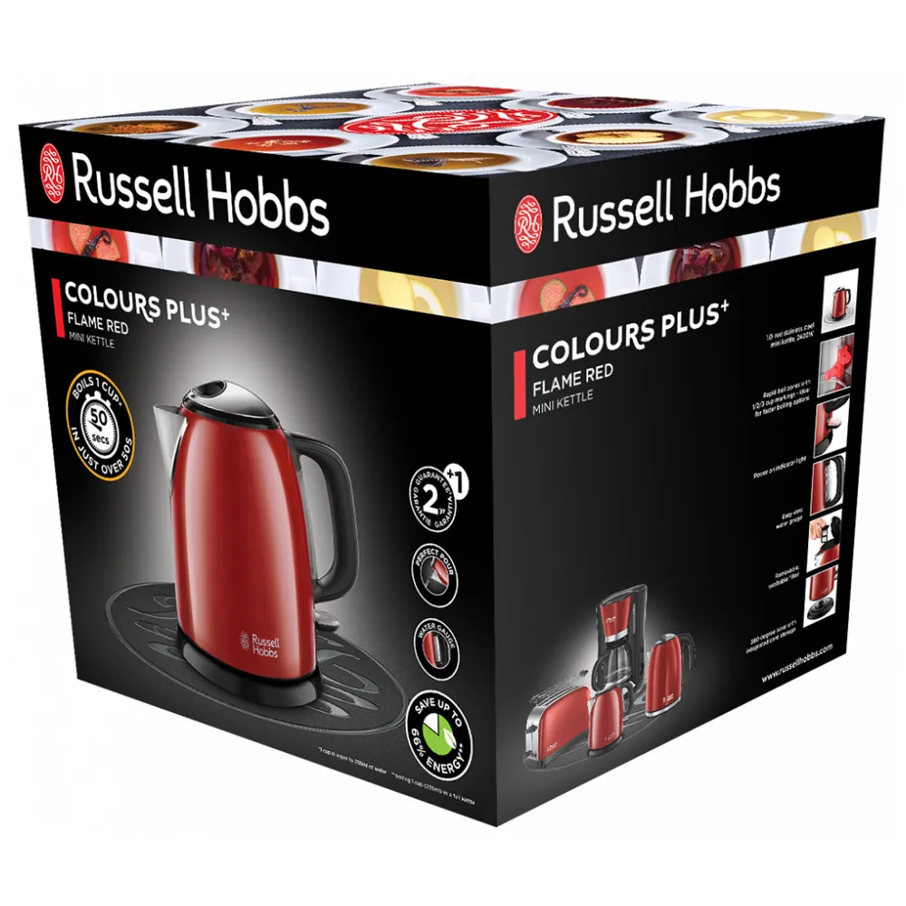 Электрический чайник Russell Hobbs Colours+ Mini Red красный 24992 70|Электрические чайники| |